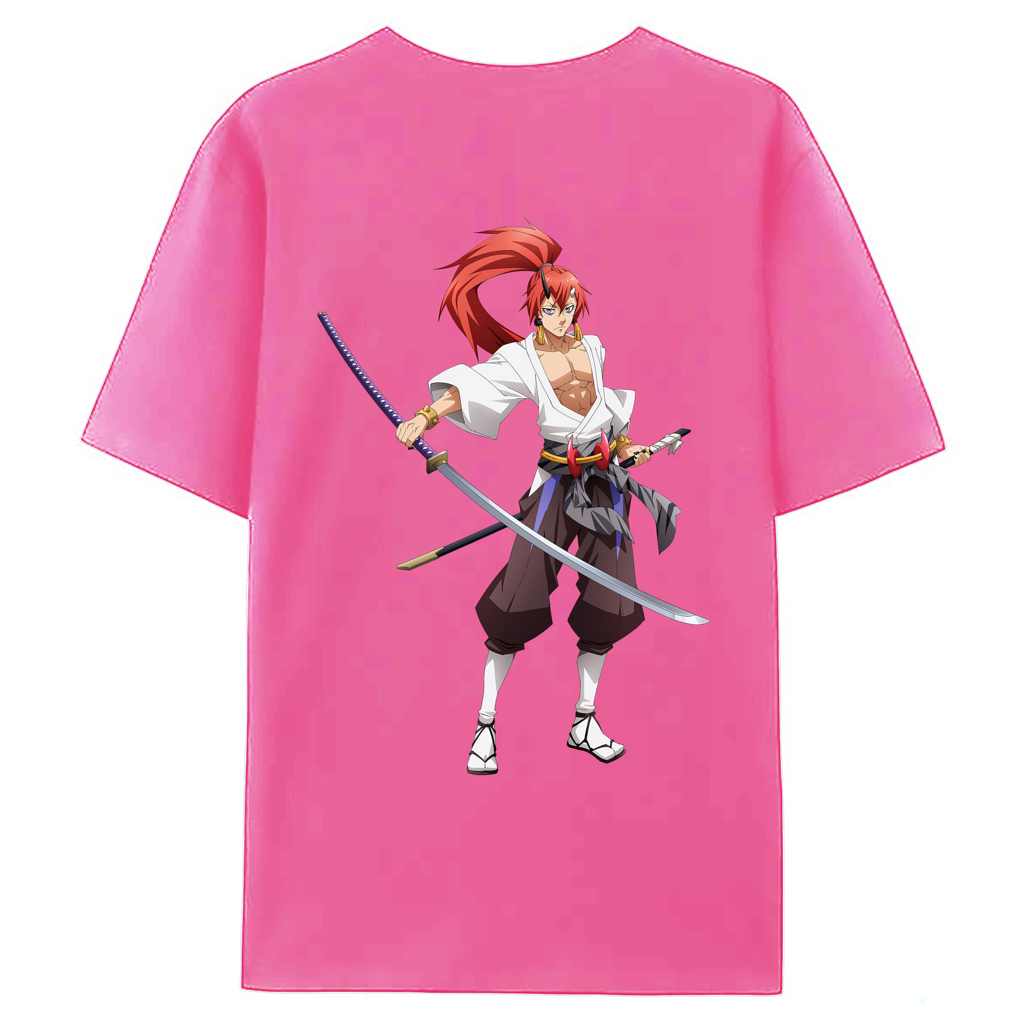 （画像用） 転スラ Regarding Reincarnated to Slime レディース半袖Tシャツ(バックプリント)
